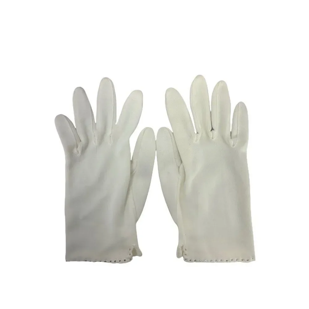 Miss Aris White OS Driving Church Lady Gloves